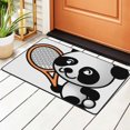 thumbnail image 3 of ZICANCN Area Rugs Doormat , Panda Sportive Facecloth Non-Slip Floor Mat Rug for Living Room Kitchen Sink Area Indoor Outdoor Entrance 36"x24", 3 of 9