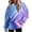 Blue, variant on Bovemsi Sweatshirt for Women Large Hoodie With Gradient Print Plus Size Long Sleeved Sweater Pullover Autumn Pocket Clothes Comfort Hoodie