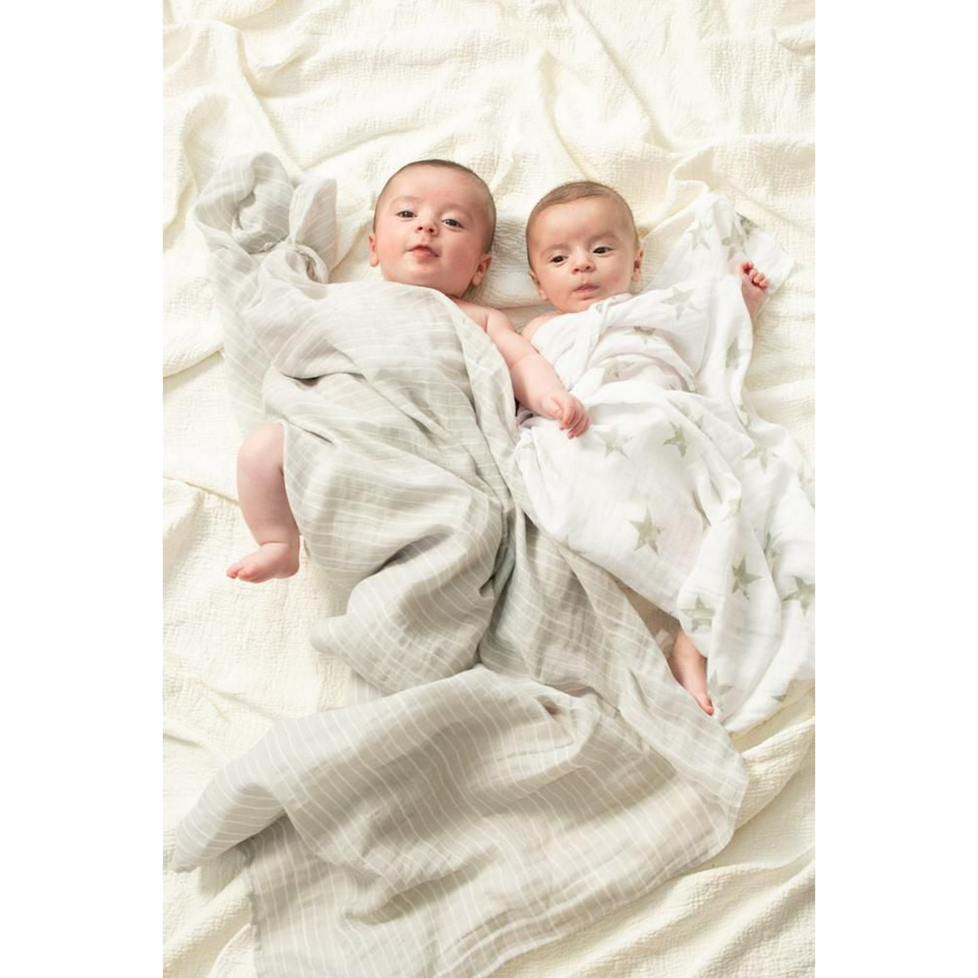 Aden Anais™ Essentials 2-Pack Swaddles Cotton Muslin Dusty