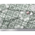 thumbnail image 2 of Soimoi Polyester Crepe Fabric Check & Damask Patchwork Fabric Prints by Yard 52 Inch Wide, 2 of 3