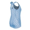 thumbnail image 3 of Women's New Era Royal New York Mets Space Dye Keyhole Back Tank Top, 3 of 5
