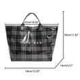 thumbnail image 3 of Women's Tote Bags,Waterproof Plaid Lightweight Large Shoulder Handbag,for Women Ladies,for Shopping Beach Travel Daily Use, 3 of 4