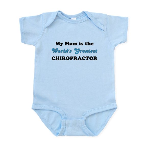 CafePress - Mom World's Greatest Chiro Infant Bodysuit - Baby Light Bodysuit, Size Newborn - 24 Months
