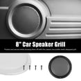 thumbnail image 2 of 8.5" Black Round Car Speakers Cover Steel Mesh Woofer Subwoofer Grill Protector for Car, 2 of 6