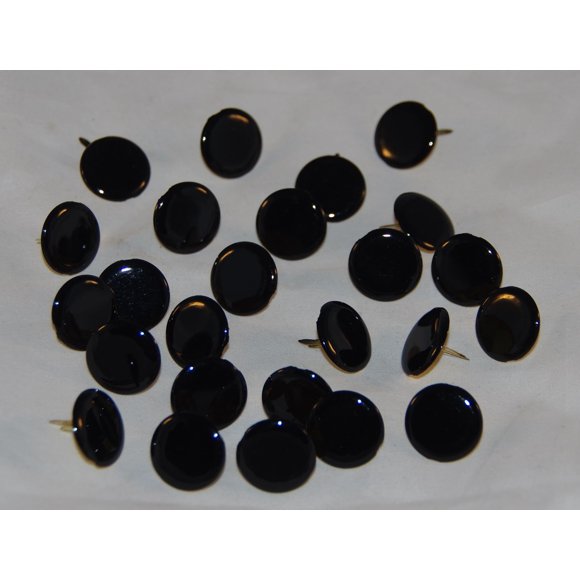 The Paper Studio Perles Rondes Jumbo pour Scrapbooking en Vrac 25 Pcs - Noir