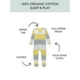 thumbnail image 2 of Honest Baby Clothing Organic Cotton Boy/Girl Long Sleeve Sleep N Play, Newborn to 9 Months, 2 of 5