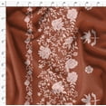 thumbnail image 4 of Soimoi Brown Fabric - By the Yard - 56 Inch Wide - Floral & Leaves Panel Material - Nature's Tapestry with Florals and Leaves in a Decorative Panel Printed Fabric, 4 of 6