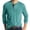 Lake Green, variant on YODETEY George Men’s Long Sleeve Henley T-Shirt with Pocket, Lightweight Fited Casual Tops for Mens ,Big and Tall Lake Green,Size S