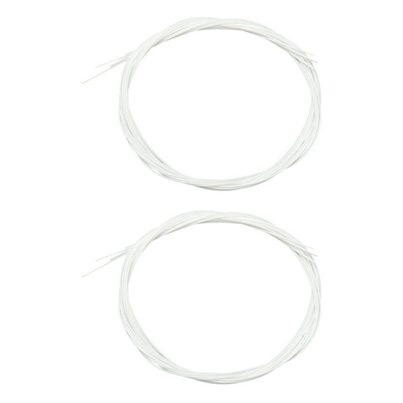 8Pcs/Set White Nylon Ukulele Strings Replacement Part for 21 Inch 23 26 Stringed Instrument