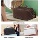 thumbnail image 5 of Bolsa de cosméticos con diseño de tablero de ajedrez, bolsa de almacenamiento impermeable de gran capacidad, hecha de cuero PU, 5 of 5