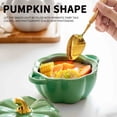 thumbnail image 5 of 15 Oz Safe Pumpkin Dutch Oven , 2024 New Mini Pumpkin Bowls with Lid, Creative Pumpkin Soup Bowls with Handles, Ceramic Pumpkin Ramekins, Dessert Sauce Pan, Baking Soup Bowl, 5 of 9
