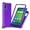 Purple, variant on For Gabb Phone 4 Full-Body Dual Layer Hybrid Case Slim, Drop-Proof TPU Hard PC, Durable Corner Front Bumper Protector Phone Case Cover by Xpression, Clear Transparent