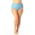 thumbnail image 3 of Anne Cole Plus - Shirred High Waist Tummy Control Bottom, 3 of 4