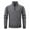 Dark Gray, variant on Men's Quarter Zip Sweater Long Sleeve Ribbed Knit Pullover Slim Fit Casual Top