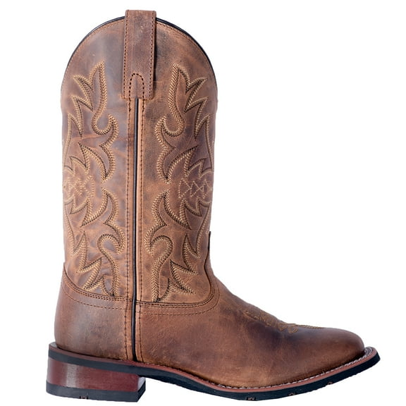 Laredo Women's Anita Western Performance Boot Broad Square Toe Tan 9 M US