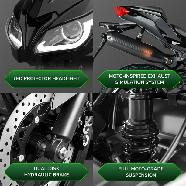 Emmo Zone MAX eBike - E Bike Motorcycle - 84V Dual Lithium