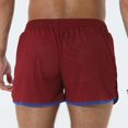 thumbnail image 3 of Plebaso Mens Mesh Running Shorts Breathable Workout Gym Shorts Casual Drawstring Sports Shorts Activewear, 3 of 4