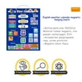 thumbnail image 2 of Wall Hanging Calendar for Kids Weather Season Month Date Learning Educational Toys for Home Preschool Kindergarten Classroom, 2 of 8