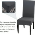 thumbnail image 2 of AUQ 2026 New Dining Room Chair Covers Slipcovers Set of 4,Spandex Super Fit Stretch Removable Washable Kitchen Parsons Chair Covers Protector for Dining Room, Kitchen, Living Room, Banquet, 2 of 6