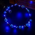 thumbnail image 2 of batmeuy LED Flower Garland Headband Girls Women Bride Beach Travel Hairband Headwear, 2 of 2