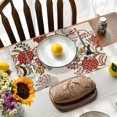 thumbnail image 4 of Binwennn Dining Table Set Dinning Table Set Easter Bunny Egg Pattern Linen Print Kitchen Dining Room Insulated Decorative Placemat（6）, 4 of 7