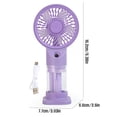thumbnail image 2 of ShaoXinWan Portable Misting Handheld Fan,Mini Rechargeable Spray Cooling Fan,Water Mist Desk Fan for Summer Outdoor Travel Office Personal Use,Camping Commute, 2 of 7