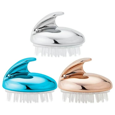3pcs Silicone Scalp Massage Comb Shampoo Brush for Men Women Hair Scalp Exfoliator Massage Tool