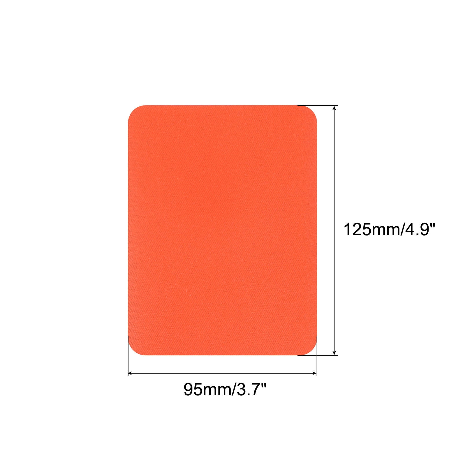 Unique Bargains Fabric Iron-on Patches for Clothes Repairing and Decoration Orange Red