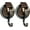 Antique Brass, variant on Suction Cup Hooks Heavy Duty Vacuum Suction Shower Hooks Glass Suction Cup Hooks Bathroom Robe Hooks Reusable, No Hole Punched, for Garland Decoration 2 Pack