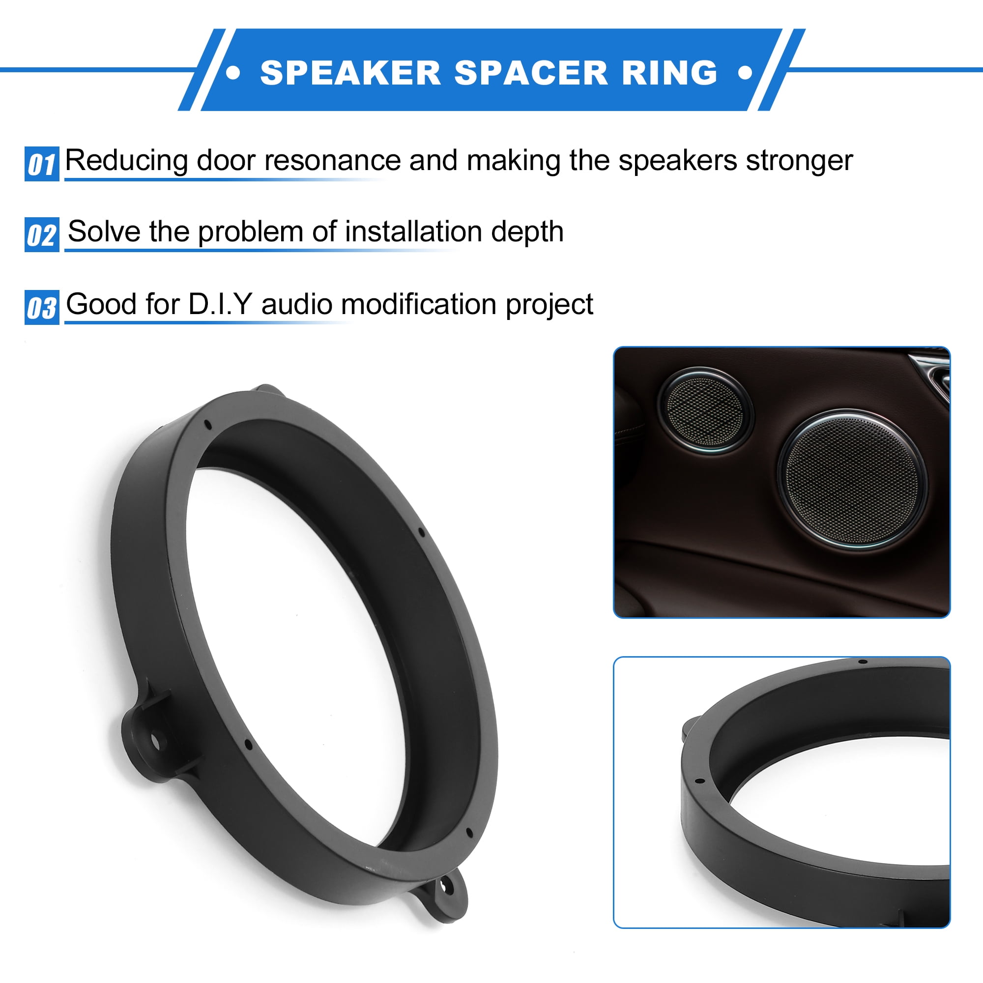 Unique Bargains Speaker for Spacer Ring for Subaru Forester 1998-2020