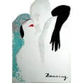 thumbnail image 2 of Vintage Apple Collection 24x32 White Modern Wood Framed Museum Art Print Titled - Dancing, 2 of 4