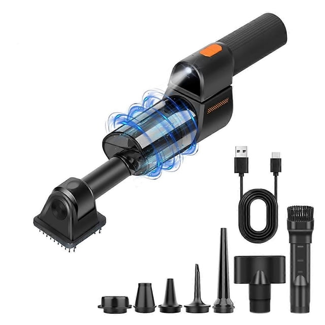 Car Vacuum Cleaner High Power 20000PA 3-Speed Adjustable Brushless Motor Mini Car Vacuum Portable Cordless 180Foldable