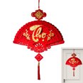 thumbnail image 5 of Wosthever Juego de 2 decoraciones con estilo Chuc Mung Nam Moi, con decoraciones de año nuevo vietnamita para el hogar con Tet vietnamita 2025 Kits de decoración para fiestas A, 5 of 5