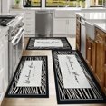 thumbnail image 6 of Floral Kitchen Rugs Sets of 3, Non Slip Kitchen Rugs and Mats Washable Farmhouse Kitchen Rugs Floral Kitchen Floor Mat Carpet Runner Rugs for Hallway Laundry Room, 6 of 12