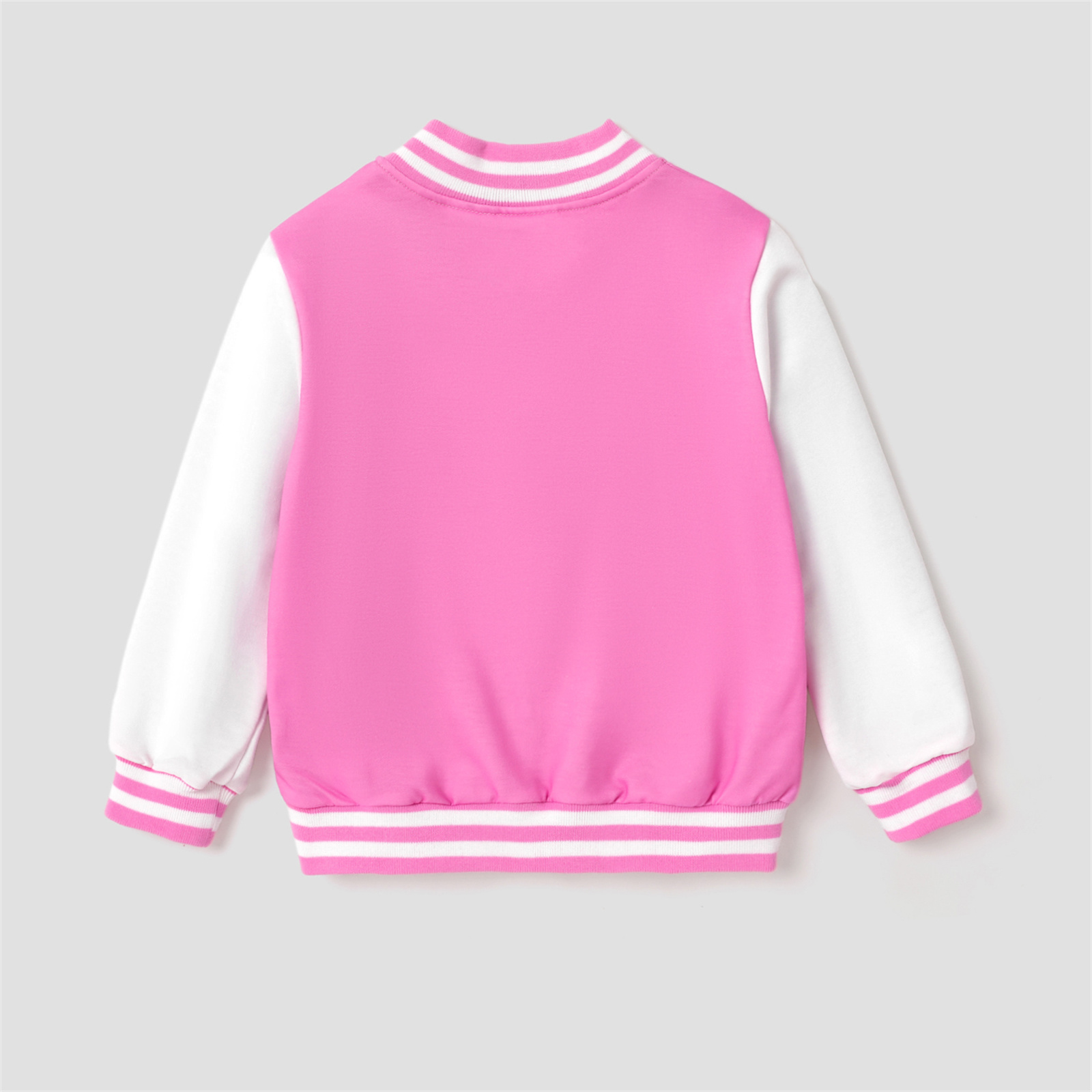 Disney Girls Bomber Jacket Minnie Mouse Daisy Colorblock Varsity Jacket Gift Fall Spring Sizes 3-10 - image 2 of 6