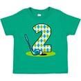 thumbnail image 3 of Inktastic Argyle Golf 2nd Birthday Boys Toddler T-Shirt, 3 of 5