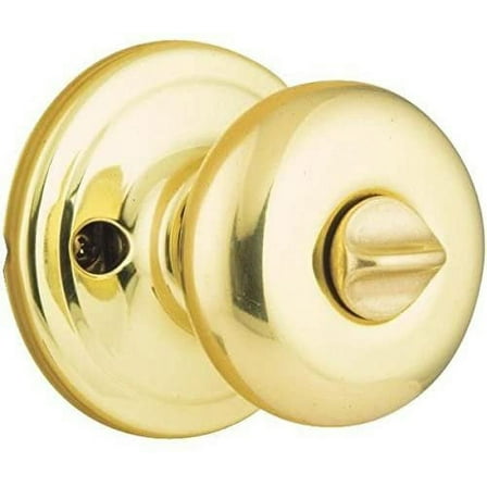 ChatAngleTM Kwikset 730J 3 CP Signature Series Juno Privacy Knob-PB JUNO PRIVACY KNOB