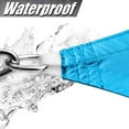 thumbnail image 4 of ColourTree 6' x 15' Custom Size Blue Rectangle Waterproof Sun Shade Sail Canopy Awning Shelter, 95% UV Blockage UV & Water Resistant, Outdoor Patio Garden Carport (We Make Custom Size), 4 of 7