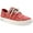 Red, variant on SUN STONE Mens Green Camouflage Metal Eyelits Cushioned Kiva Round Toe Lace-Up Sneakers Shoes 11.5 M