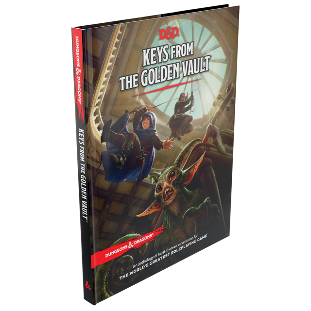 Dungeons & Dragons: Jeu de Rôle - Clés Tirées du Livre à Couverture Rigide « Golden Vault »