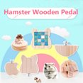 thumbnail image 4 of Pet Bird Parrot Cage Perch Stand Wood Platform Hamster Rest Rack Toy for Small Animals, 4 of 8