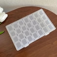 thumbnail image 3 of Plastic Jewelry Tray Earring Storage Case Easy to Carry Jewelry Organizers Storage Solution for Small Earrings and Rings, 3 of 13