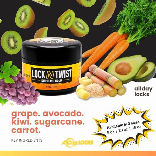All Day Lock N Twist 64 Oz Supreme Hold Hair Care - Walmart.com