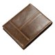 thumbnail image 2 of Cartera para hombre Cartera de viaje versátil Regalos del día para papá Titular de la tarjeta de crédito Café, 2 of 8