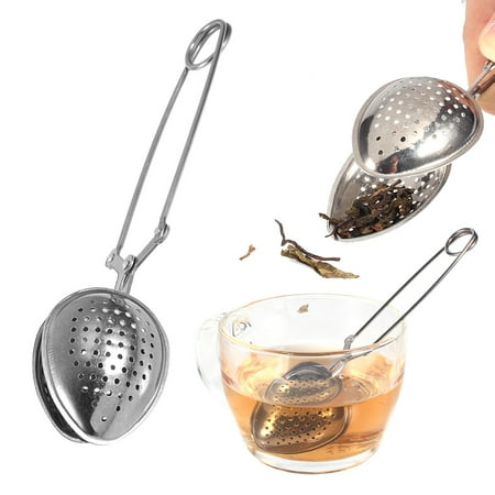 Ccdes Stainless Steel Loose Tea Infuser Leaf Strainer Filter Diffuser Herbal Spice Water-drop Pincher, loose tea infusers, tea infusers