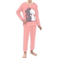 thumbnail image 2 of DISNIMO Cute Cat Pajamas for Girls 3-4 Pjs Sets for Girls Long Sleeve Pajama Set Kids Girls Pj Set Girl Pjs Set Kids Fall Pajamas Kids Soft Pjs Girls Sleepwear Kids Night Wear Girl Loungewear Boy, 2 of 7