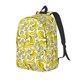 thumbnail image 1 of Balery Banana Mochila Clásica Impresa Básica para Viaje, Mochila Escolar Resistente al Agua, Mochila de Lona con Correas Ajustables-Small, 1 of 5