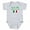 Heather Gray, variant on CafePress - So Cute Italian - Cute Infant Bodysuit Baby Romper - Size Newborn - 24 Months