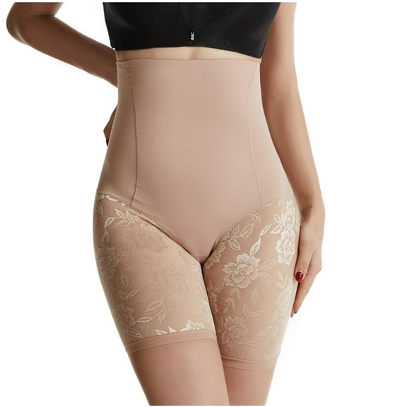 AOOCHASLIY Shapewear for Women Clothes Body Sculpting Pants Women's Mid-waist Abdomen Pants High-waist Leggings Soft Boxer Pants