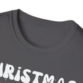 thumbnail image 3 of Adult Womens Retro Christmas Farm T-shirt, Nostalgic Country Christmas Barn, 3 of 3